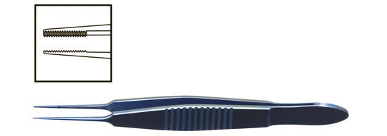 TMF901 Dressing Straight Forceps, Titanium - Titan Medical Instruments