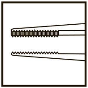 TMF901 Dressing Straight Forceps, Titanium - Titan Medical Instruments