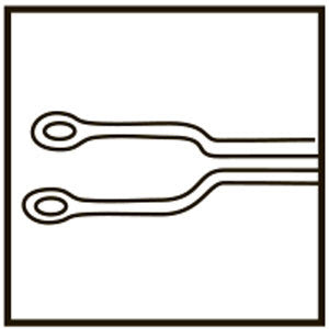 TMF906 Akahoshi Prechopper Nucleus Splitter Universal Forceps, Straight, Titanium - Titan Medical Instruments