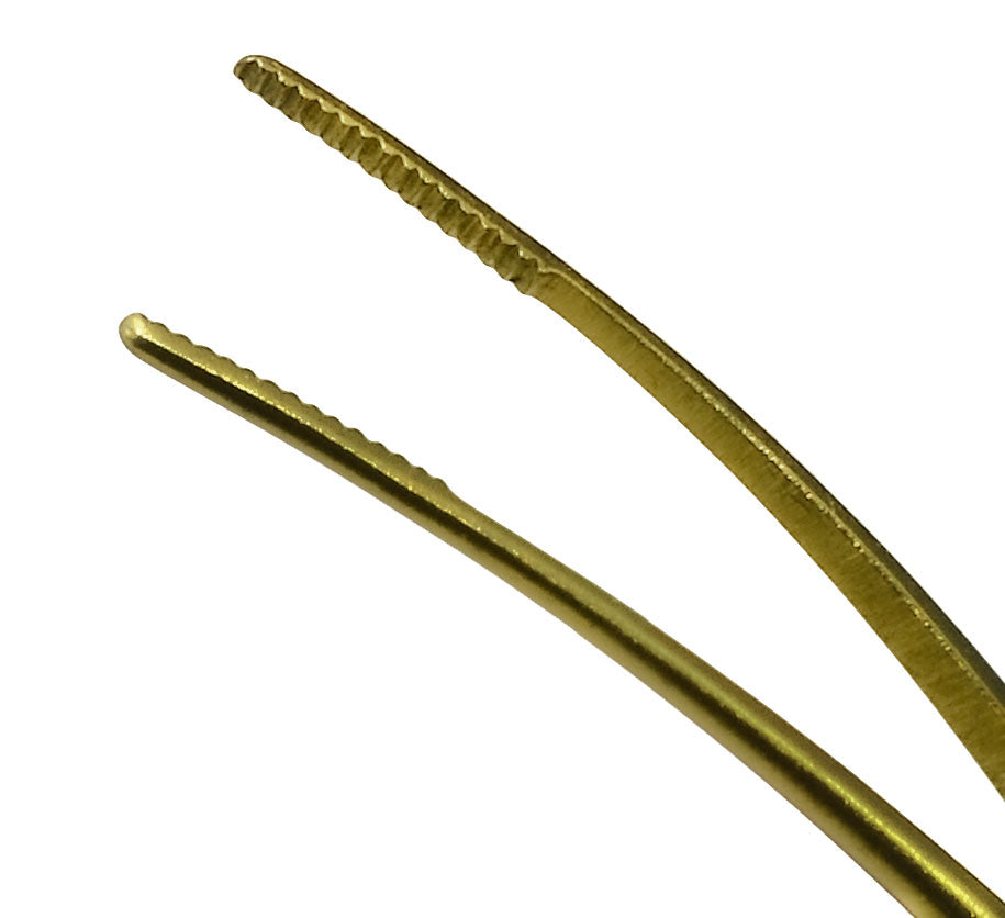 TMF930 SMILE Cross Action Lenticule Removal Forceps Curved, Titanium - Titan Medical Instruments