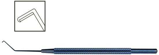 TMK108 Phaco Chopper 1.0 mm Small TITANIUM - Titan Medical Instruments