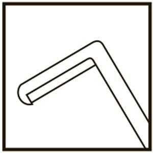 TMK108 Phaco Chopper 1.0 mm Small TITANIUM - Titan Medical Instruments