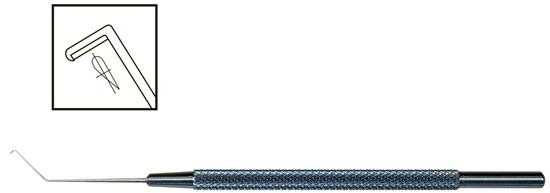 TMK110 Nagahara Phaco Chopper Left - Titan Medical Instruments