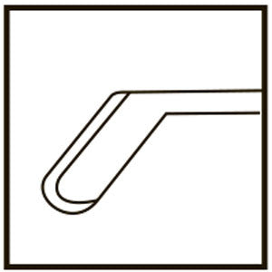 TMK122 Hockey Epithelium Removal Knife For PRK (LASIK Corneal Scraper) - Titan Medical Instruments