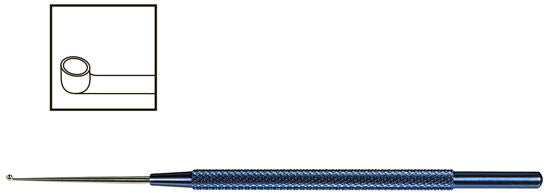 TMK124 1.75 MM Meyhoefer Chalazion Curette #1 - Titan Medical Instruments