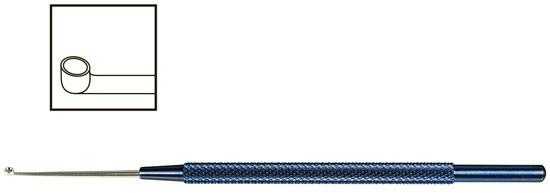 TMK127 3.0 MM Meyhoefer Chalazion Curette - Titan Medical Instruments