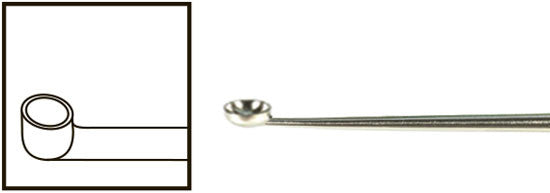 TMK130 4.0X2.5 MM Meyhoefer Chalazion Curette - Titan Medical Instruments