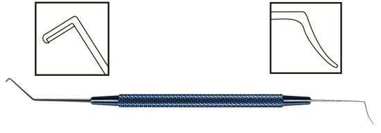 TMK202 Nagahara Phaco Chopper and Spatula - Titan Medical Instruments