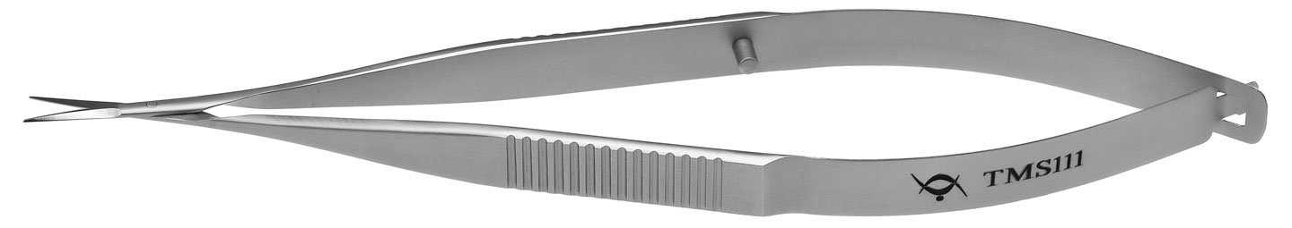 TMS111 Vannas Scissors Straight, Stainless Steel - Titan Medical Instruments