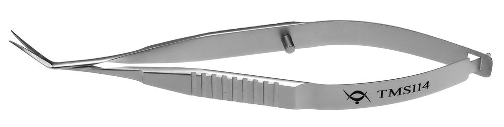 TMS114 Anterior Capsulotomy Scissors Angled | Titan Medical Instruments