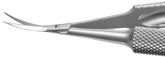 TMS301 Conjunctival Scissors Curved, Round Handle, Stainless Steel - Titan Medical Instruments