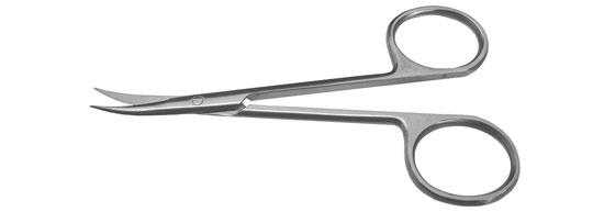 TMS609 Sharp Tips Scissors Curved - Titan Medical Instruments