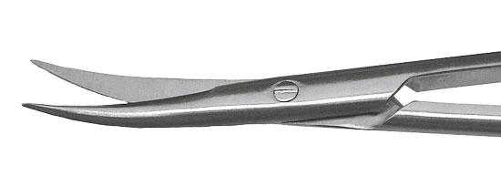 TMS609 Sharp Tips Scissors Curved - Titan Medical Instruments