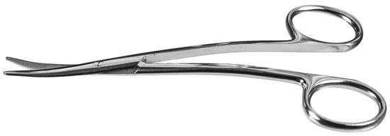 TMS610 Enucleation Scissors Curved - Titan Medical Instruments