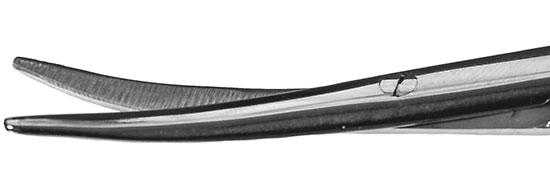 TMS610 Enucleation Scissors Curved - Titan Medical Instruments