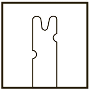 TMT104 Hirschman IOL Spatula Notched - Titan Medical Instruments