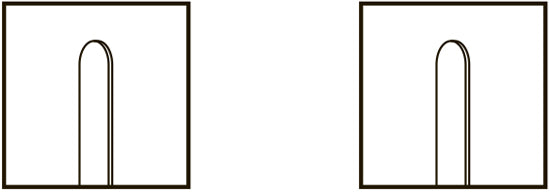 TMT110 Castroviejo Double-Ended Cyclodialysis Spatula 0.25 mm and 0.5 mm - Titan Medical Instruments