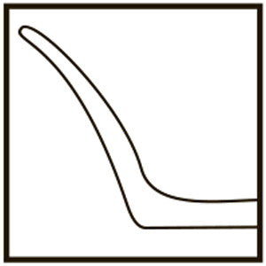 TMT111 Eye Spatula 0.25 mm Angled 60° - Titan Medical Instruments