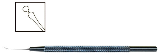 TMT113 Koch Nucleus Spatula With Notches - Titan Medical Instruments