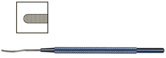 TMT132 Corneal Transplant Spatula - Titan Medical Instruments