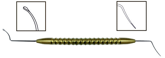 TMT314 ReLEx® SMILE® Double Ended Spatula with Spoon Tip - Titan Medical Instruments