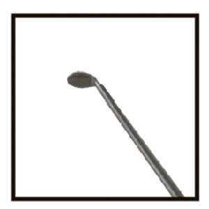 TMT316 Femto-LASIK Nucleus Splitter Spatula - Titan Medical Instruments