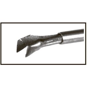 TMV102 Fine-Ikeda Micro Incision Capsulorhexis Forceps 23 Gauge - Titan Medical Instruments