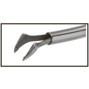 TMV103 Ikeda Micro Incision Capsulorhexis Forceps 23 Gauge - Titan Medical Instruments