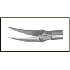 TMV243.20 20G Micro Incision Capsulotomy Scissors Curved - Titan Medical Instruments