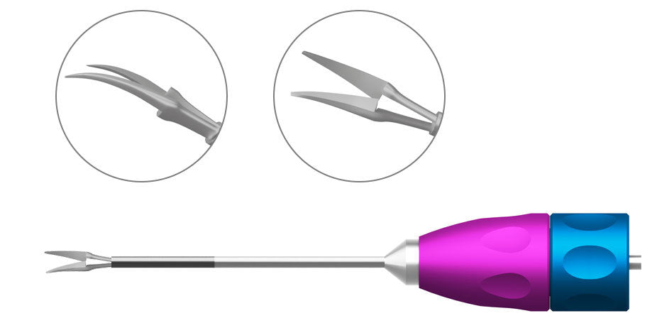 TMV343 23G Microincision Iridectomy Scissors Straight | TITAN MEDICAL INSTRUMENTS
