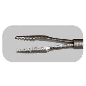 TMV352 23G Serrated Crocodile Forceps Straight - Titan Medical Instruments