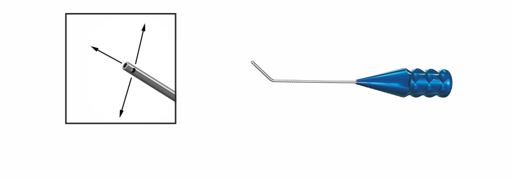 TMC124 Buratto LASIK Irrigating Cannula, 25G, 3-Port | TITAN MEDICAL