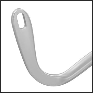 TME137 Gass Retinal Detachment Hook, 13 mm, Oval Opening tip  TITAN MEDICAL