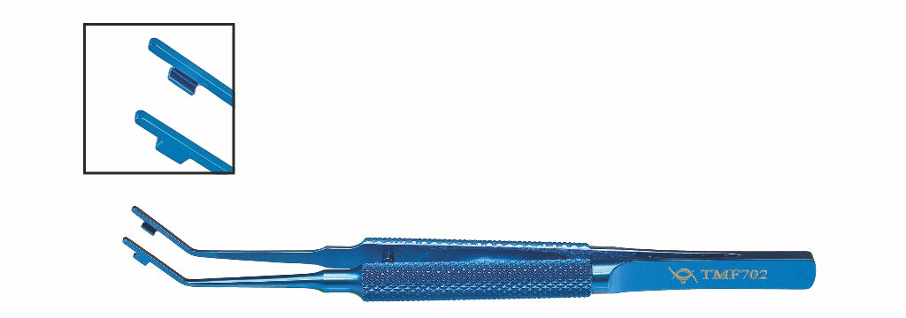 TMF702 Steinert IOL Folding Forceps, Titanium Round Handle | TITAN MEDICAL