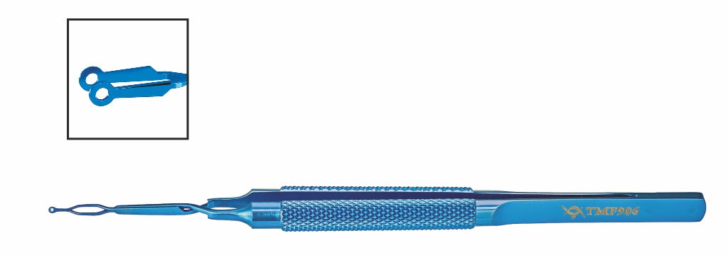TMF906 Akahoshi Nucleus Splitter Universal Forceps Straight, Titanium | TITAN MEDICAL