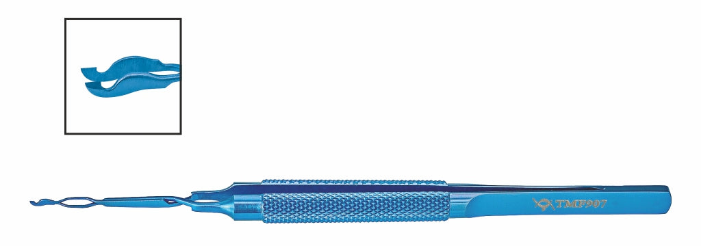 TMF907 Akahoshi Hybrid Combo Prechopper Forceps Straight, Titanium | TITAN MEDICAL