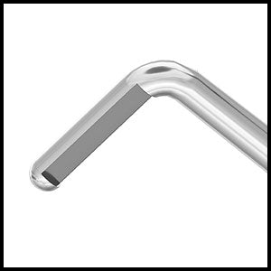 TMK118 Nagahara Phaco Chopper, 0.25mm Tip, 0.75mm Tip Length tip | TITAN MEDICAL