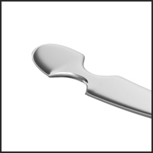 TMK228 tip2 Lieberman Microfinger and Koch Nucleus Spatula w/Notches | TITAN MEDICAL