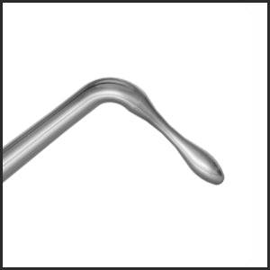 TMK228 tip 1 Lieberman Microfinger and Koch Nucleus Spatula w/Notches | TITAN MEDICAL