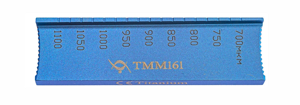 TMM161 Micrometer Setting Gauge for Diamond Knives, 700–1100 µm | TITAN MEDICAL