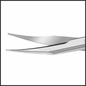 TMS404 Westcott Scissors Curved Extra Sharp tip | TITAN MEDICAL