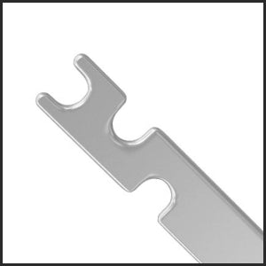 TMT104 Hirschman IOL Spatula Notched tip | TITAN MEDICAL