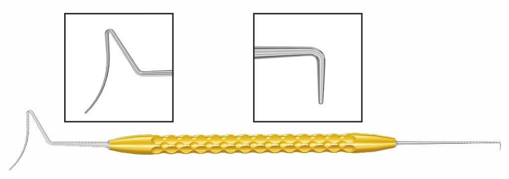 TMT330 FemtoLASIK Double-Ended Flap Lifter & Retreatment Spatula | TITAN MEDICAL