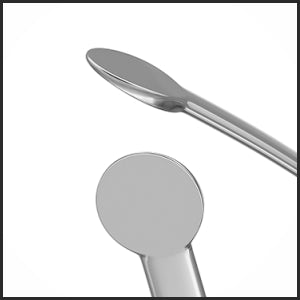 TMT354 SMILE / CLEAR / SmartSight Disk Spatula-Hook, Double-Ended tip1 | TITAN MEDICAL