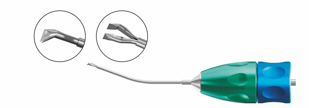 TMV102 Fine-Ikeda MICS Capsulorhexis Forceps 23 Gauge head | TITAN MEDICAL