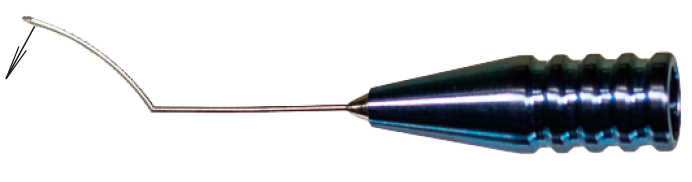 TMC121 DALK Irrigating "Big Bubble" Cannula - Titan Medical Instruments