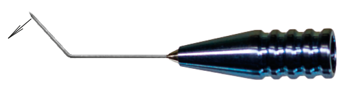 TMC123 DALK Irrigating "Big Bubble" Flat Cannula - Titan Medical Instruments
