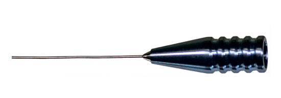 TMC180 23G Retinal Backflush Cannula Straight - Titan Medical Instruments