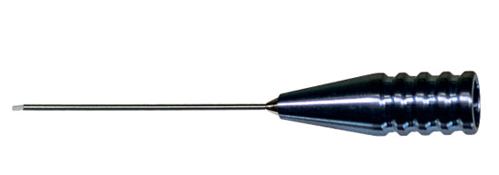 TMC182 22G Retinal Brush Tip Cannula Straight - Titan Medical Instruments