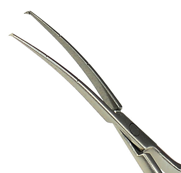TMF150 Inamura 1.8 Cross Action Capsulorhexis Forceps Curved w/Marks - Titan Medical Instruments